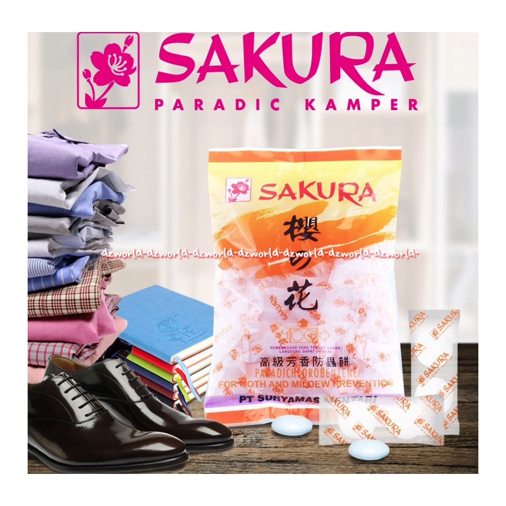 Sakura Kamper 250gr Pengharum Lemari Pakaian Camper Pembungkus Yang Tembus Udara Langsung Dipakai Sakkura Kampers Campers