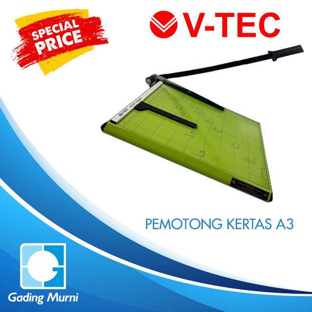 Jual Alat Pemotong Kertas Cutter Vtec A3 Paper Trimmer Shopee Indonesia