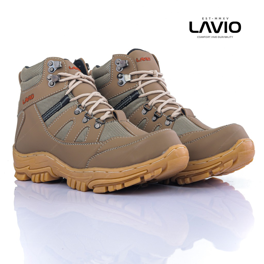 Sepatu Safety Boots Pria Keren Lavio Armo Original