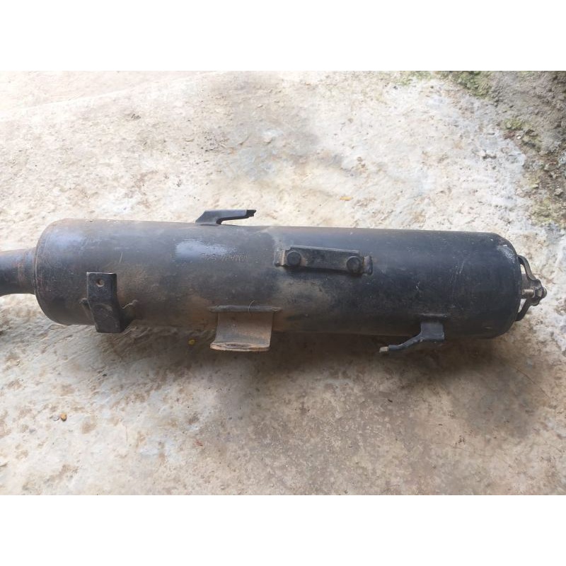 Silincer knalpot yamaha scorpio original 2nd copotan