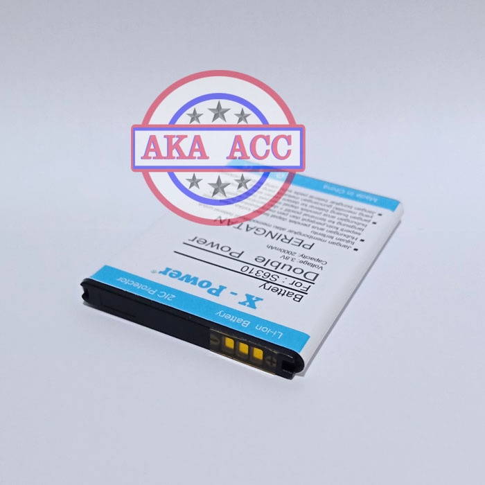 Baterai Samsung S6310 S5670 S6102 S7500 Batu Batre Double Power