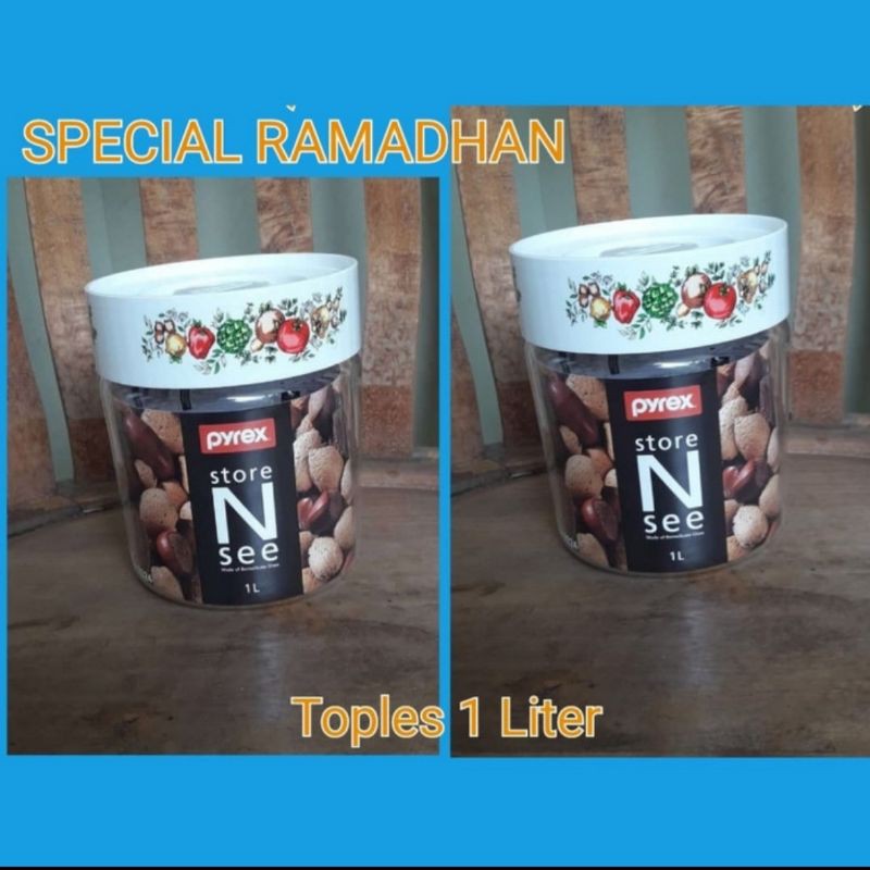 TOPLES PYREX STORE N SEE 1 L