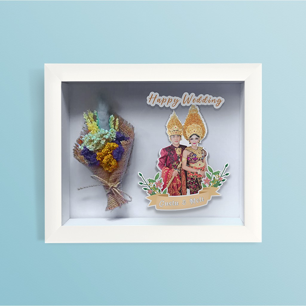 Cetak Foto 3d Pup up / Bingkai / Kado