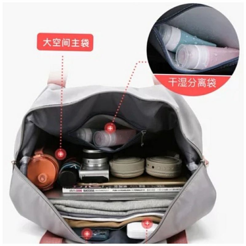 TAS TRAVEL TERLARIS DUFFLE GYM FITNESS OLAHRAGA TRAVELLING FOLDABLE TRAVEL LIPAT