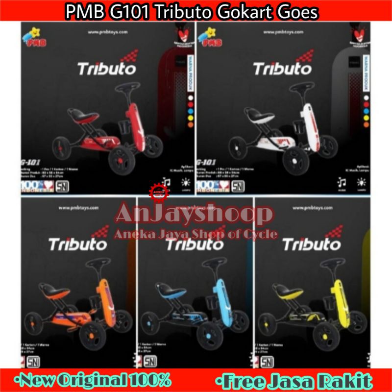 GOKART GOES PMB G101 TRIBUTO MAINAN ANAK GOKART + MUSIC