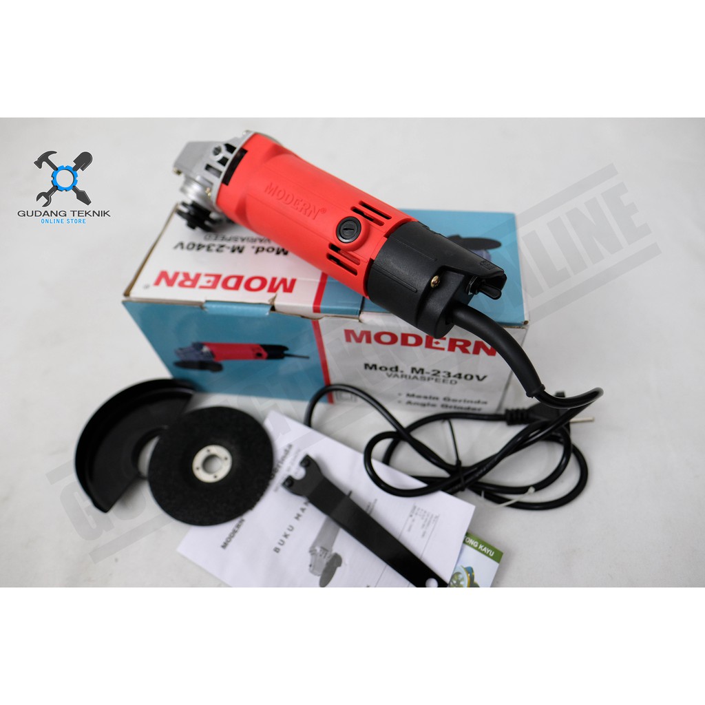 Mesin Gerinda Tangan 4&quot; MODERN M2340V Variable Speed / Mesin Gerinda Gurinda Grinda Tangan 4 Inch MODERN