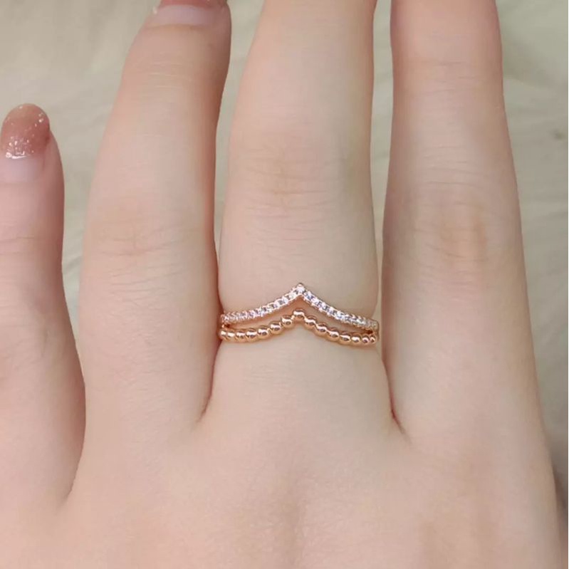 Cincin Titanium Wanita Anti Karat, Anti Alergi, MEWAH &amp; ELEGAN, Tahan lama, Bahan Premium, Jamin 100% Kualitasnya, COD Gratis Ongkir, Cincin Wanita, Cincin lapis emas, Perhiasan Cincin Aksesoris Wanita, Pilih satu dari 4 variasi