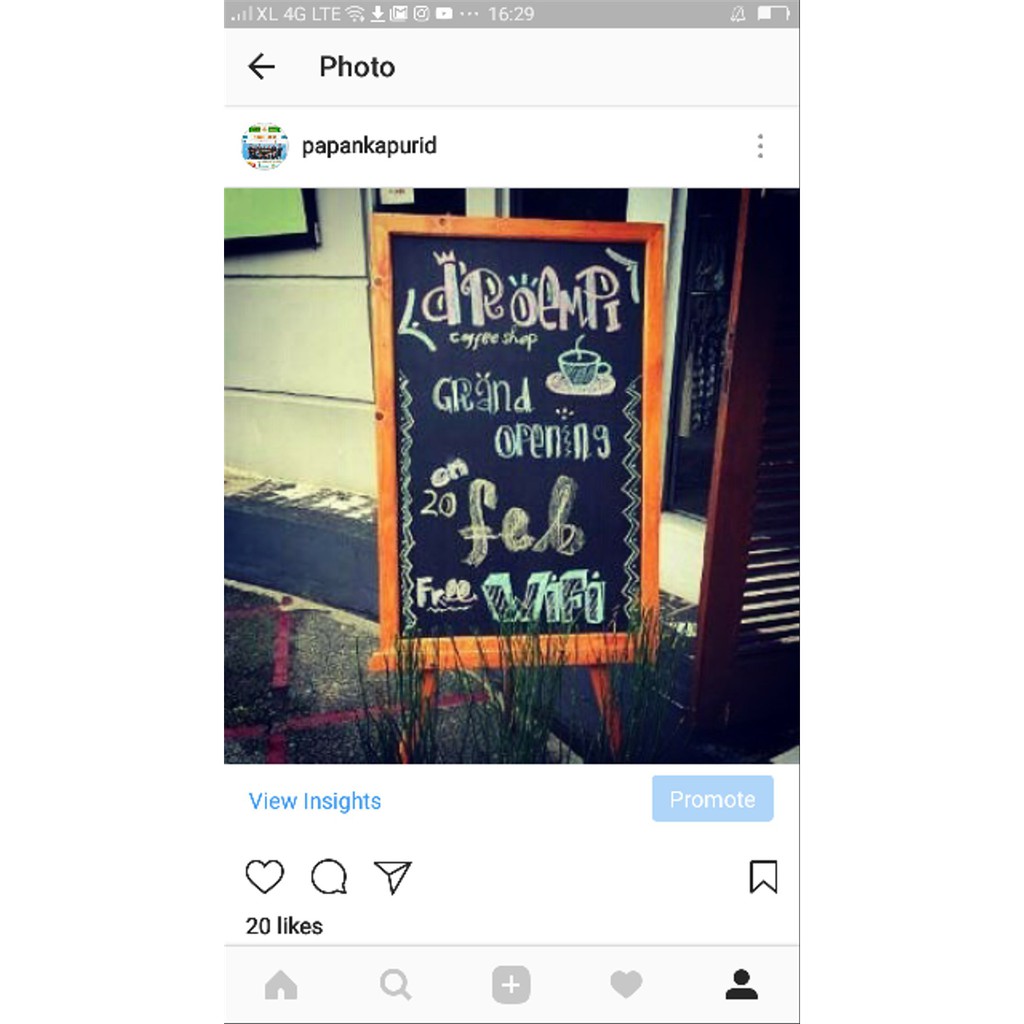 

Unik Papan Tulis Kapur Papan Menu Cafe Chalkboard terbaik