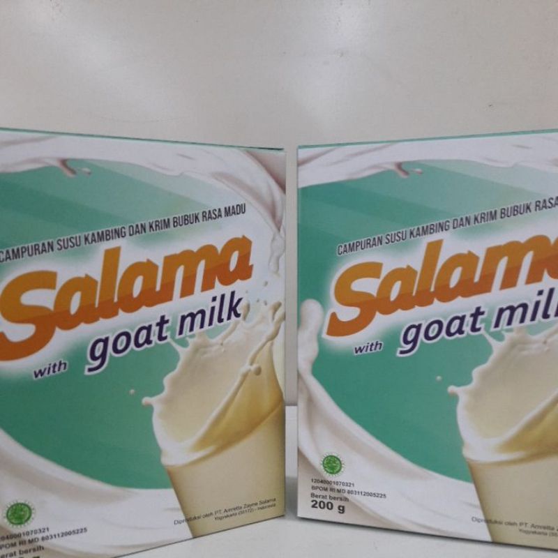 

Susu Kambing Ettawa Bubuk Salama with goat milk