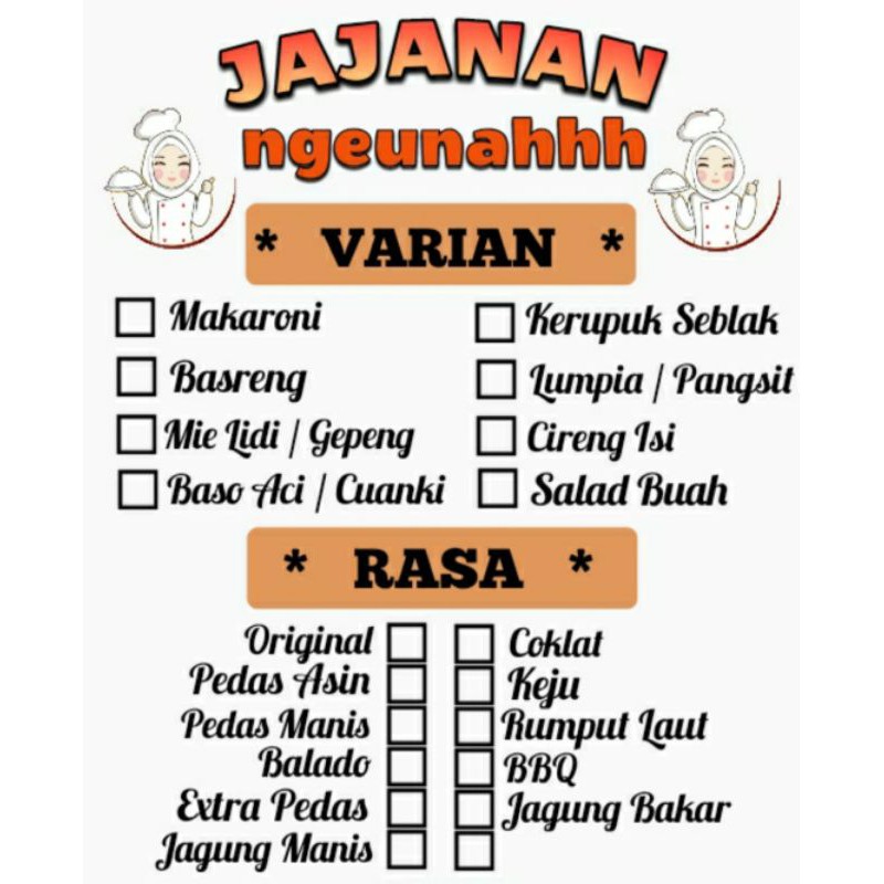 

MIX ANEKA CEMILAN BY JAJANAN NGEUNAH