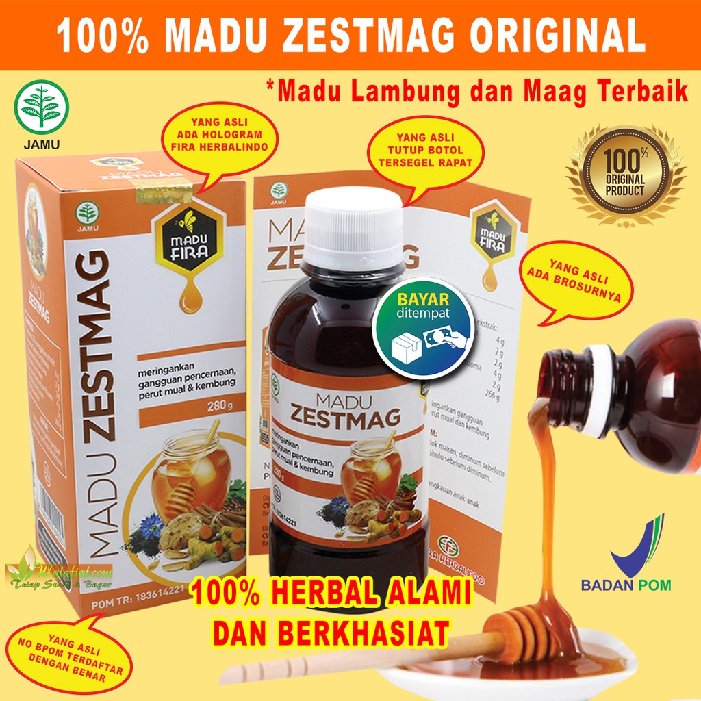 Jual Madu Zestmag 280grgangguan Asam Lambunggerdmaag