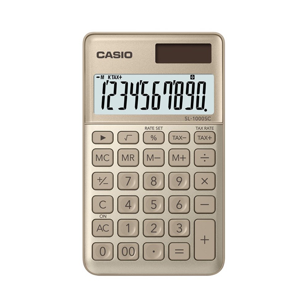 

Casio Colorful Calculator SL 1000SC GD Terlaris
