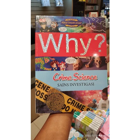 komik Why science crime sains investigasi