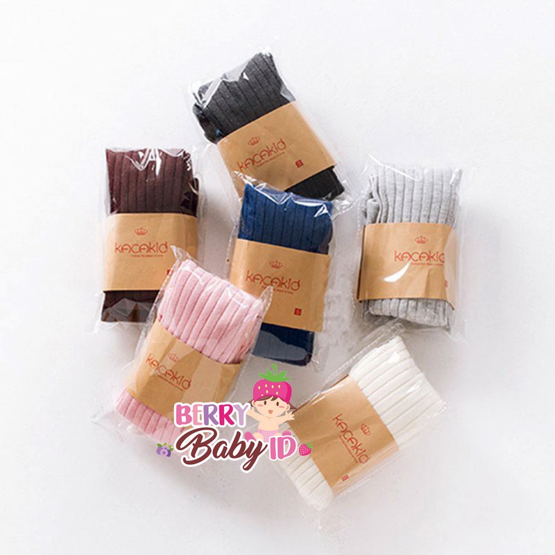 YooBerry Legging Celana Tutup Kaki Bayi Balita Pantyhose Katun Polos Antislip Berry Mart