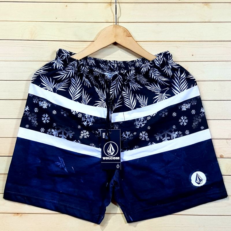 PRODUK PREMIUM Celana Boxer Distro BM Branded TERBAIK CELANA PANTAI PENDEK VOLCOM X768
