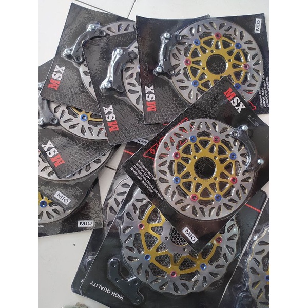 PIRINGAN LEBAR BEAT UK 260 MM vario scoopy dan MOTOR LAINNYA DISK CAKRAM BESAR disc plus breket