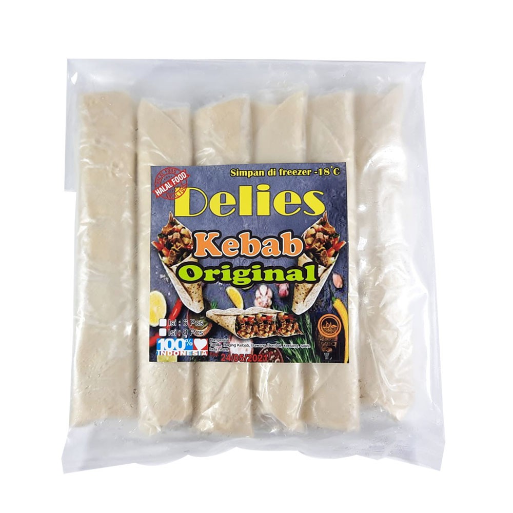 

Frozen Food Kebab Original Delies Isi 6
