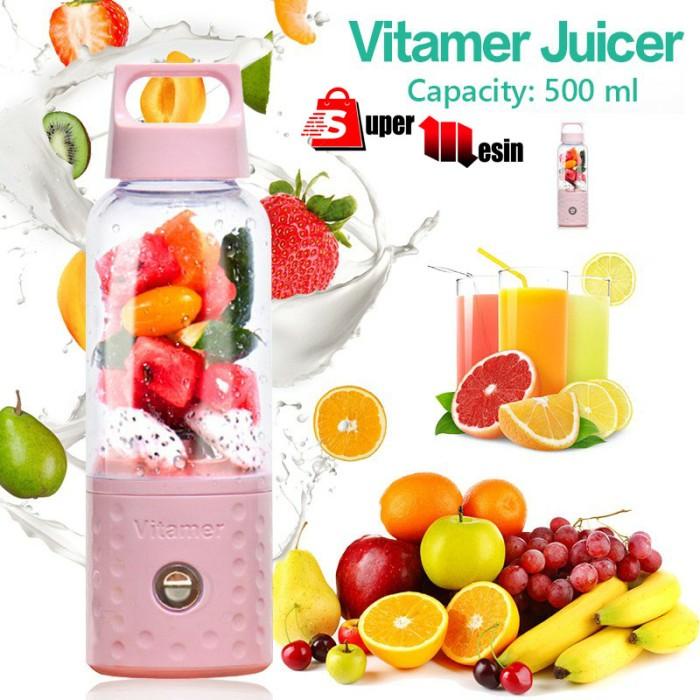 Juicerku Vitamer Juicer Portable Premium 500 Ml Blender Juice Mini Usb Charging