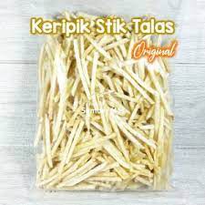 KERIPIK TALAS 500gr / KERIPIK TALAS BOGOR / KERIPIK TALES ASIN / Stick Talas Kunyit