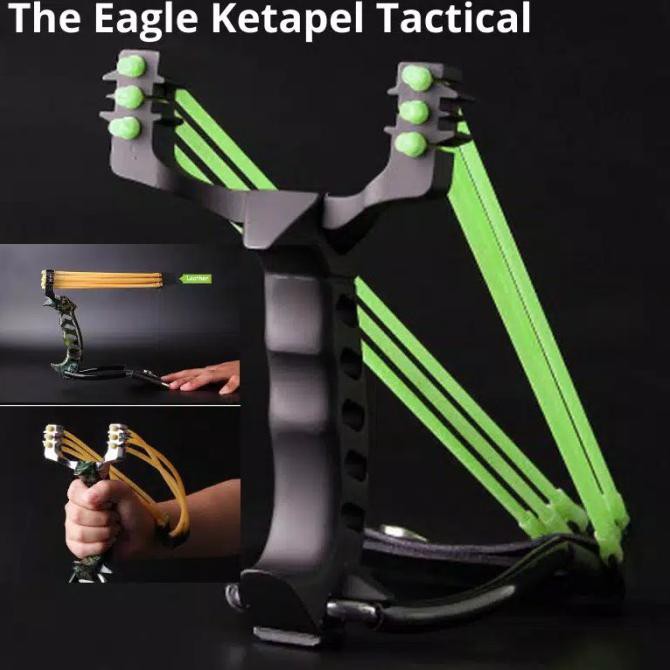 ketapel alumunium anlook desert eagle - slingshoot tactical