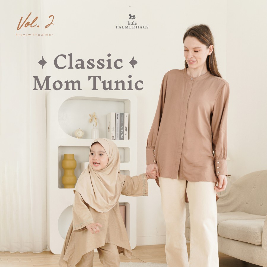 Little Palmerhaus Classic Mom Tunic | Baju Blous | Baju Atasan | Baju Muslim