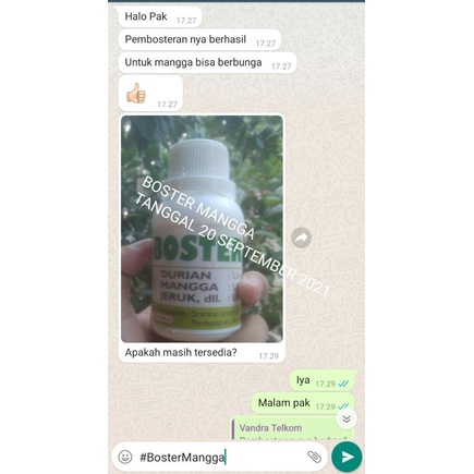 Boster Durian Mangga Jeruk Untuk Pertumbuhan Bunga