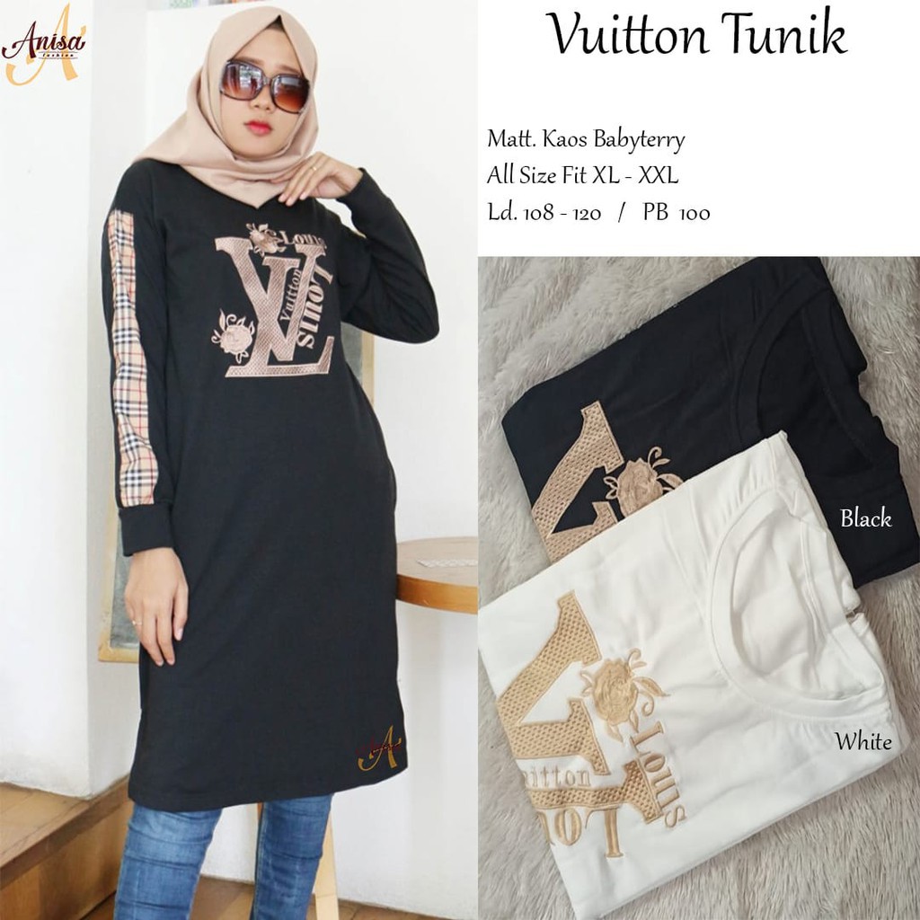 PAKAIAN WANITA VUITTON TUNIK BY ANISA FASHION HQ