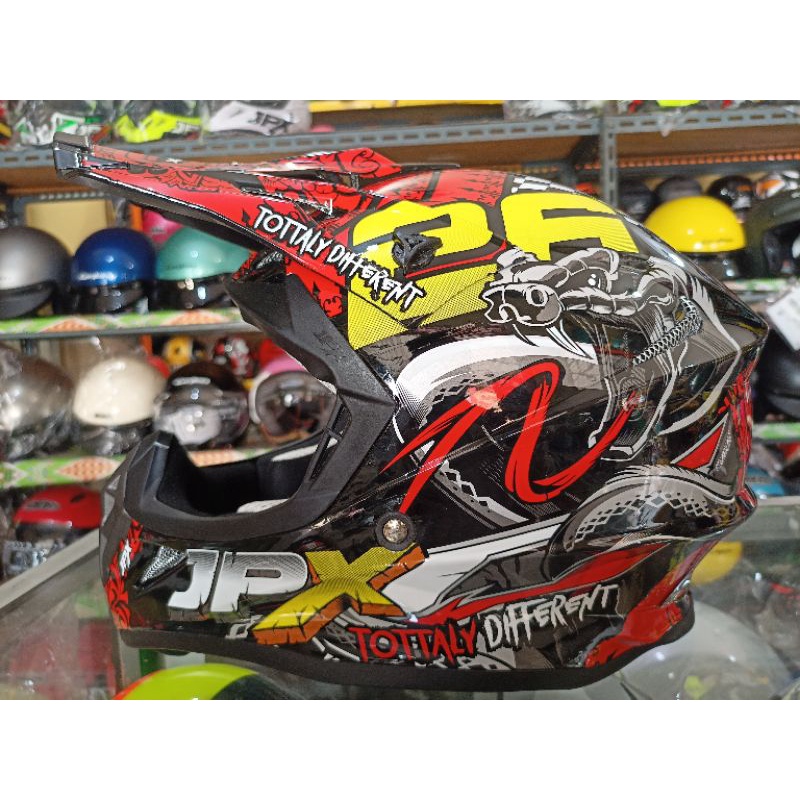 HELM JPX FOX1 CROSS MOTIF ORIGINAL