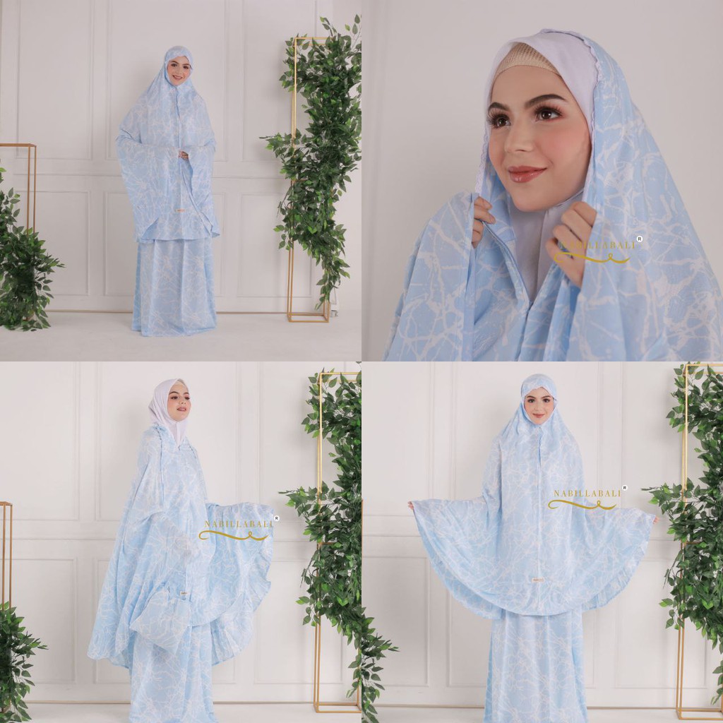 Mukena Safea Jumbo 2in1                    Mukena Bali Dewasa Murah Adem Baneska AndinTerbaru 2021