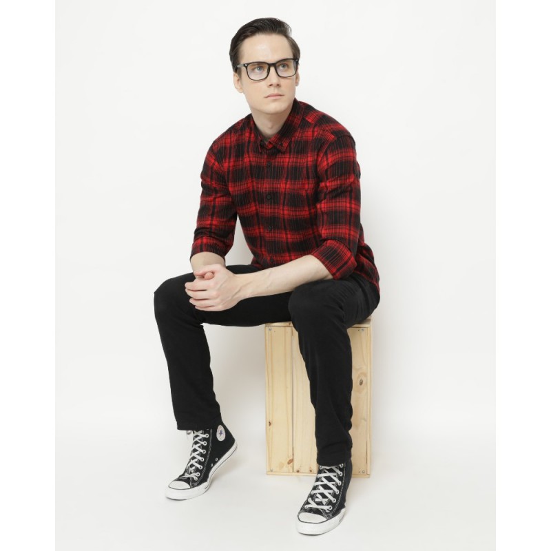 Erigo Flannel Dalila Red