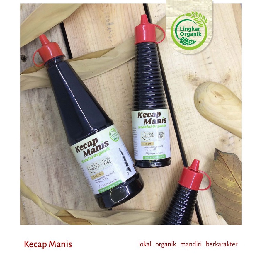 VnM006BP | Lingkar Organik Kecap Manis Sehat Non MSG / Kecap Manis Organik 350 ml / Bahan Mpasi Bayi Organik / Perlengkapan Mpasi Bayi