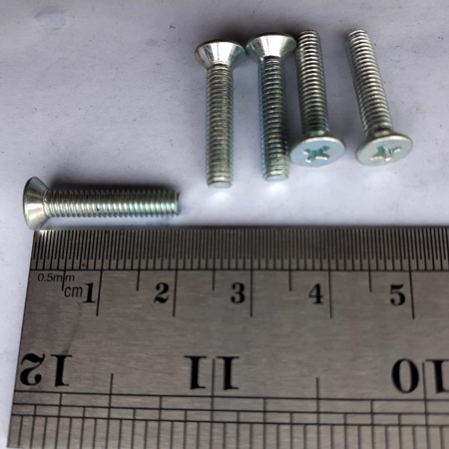 BAUT JF M4X20 / BAUT JF M4 X 20 / BAUT JF 4X20 / BAUT JF 4 X 20 MM / BAUT M4X20 OBENG PLUS