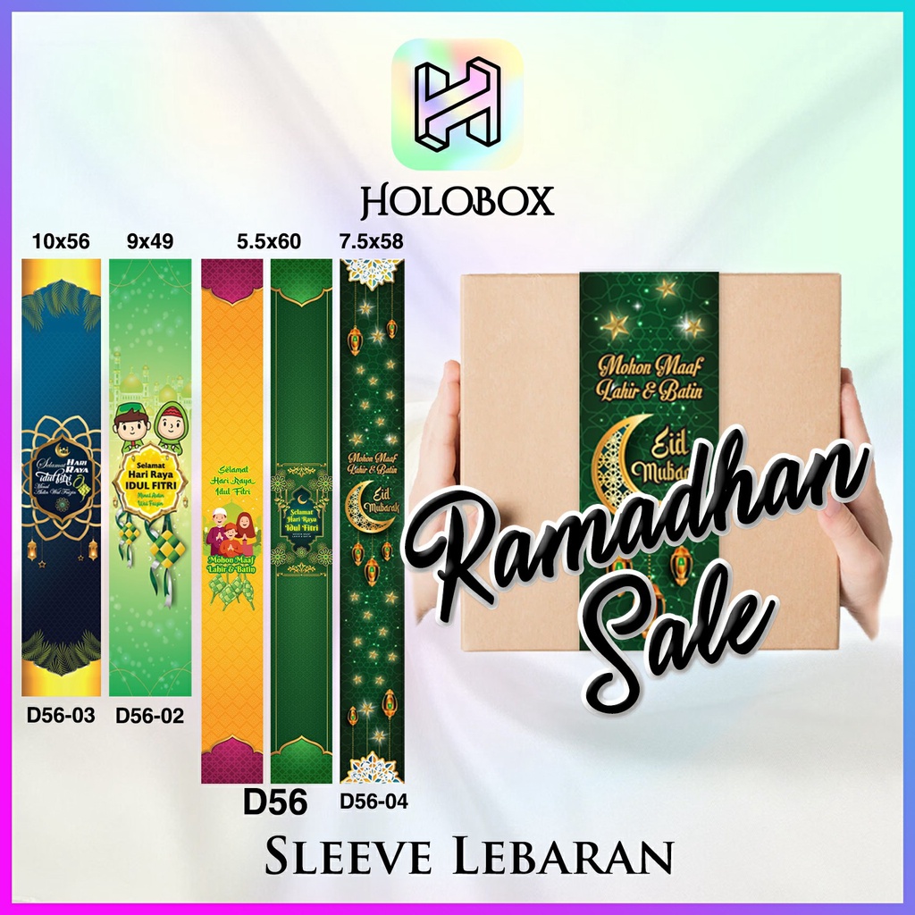 

SLEEVE|IDUL FITRI|LEBARAN|PAPER BELT|HIASAN|BOX|AKSESORIS|D56