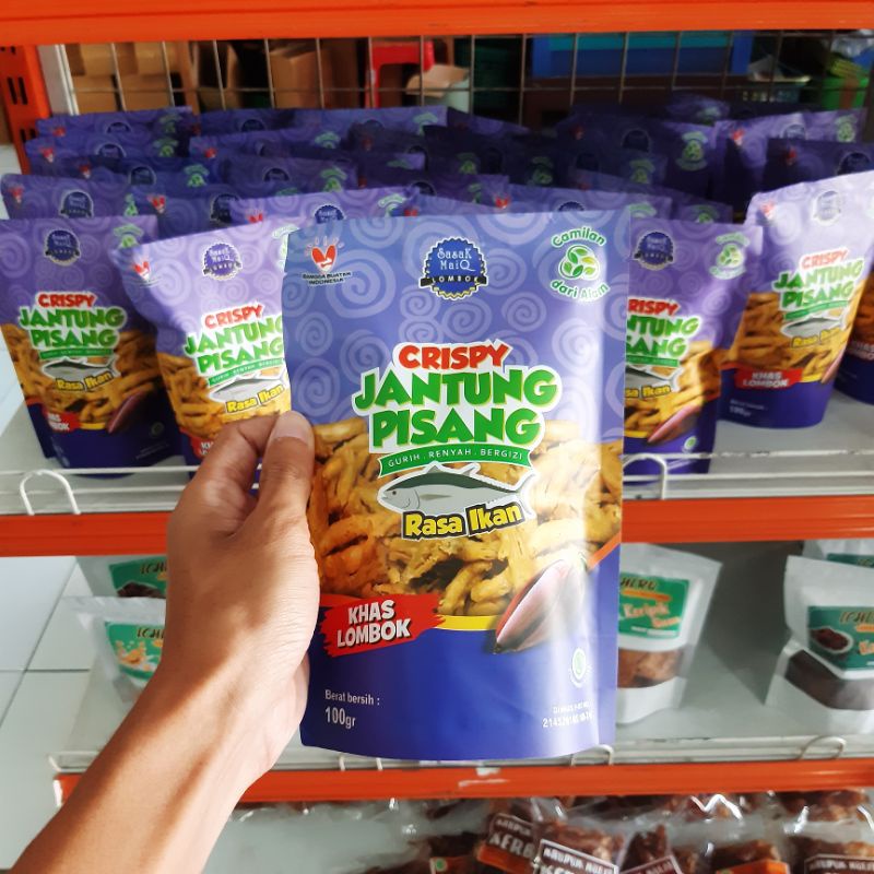 

Keripik JANTUNG PISANG Lombok