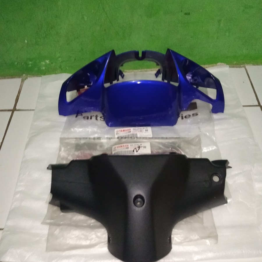 batok depan belakang set biru f1zr ori ygp original yamaha fizr fiz f1z r kopling cover handle