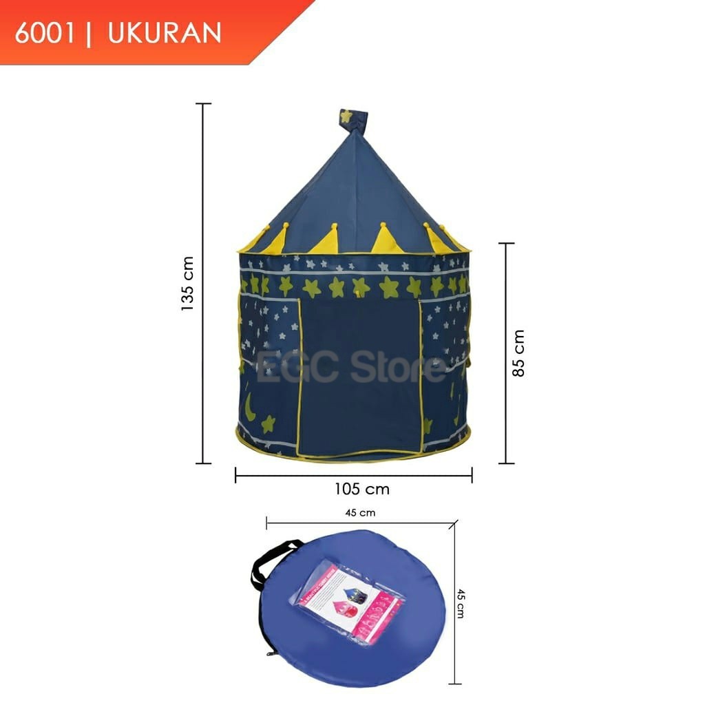 Tenda Bermain Anak Indoor / Tenda Anak model Kastil / Kids Camping Indoor - FAS-223