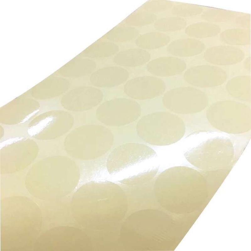【Theredsunrisesiwy.id】1000 15MM clear round sticker round transparent labels circle PVC Sealing labels