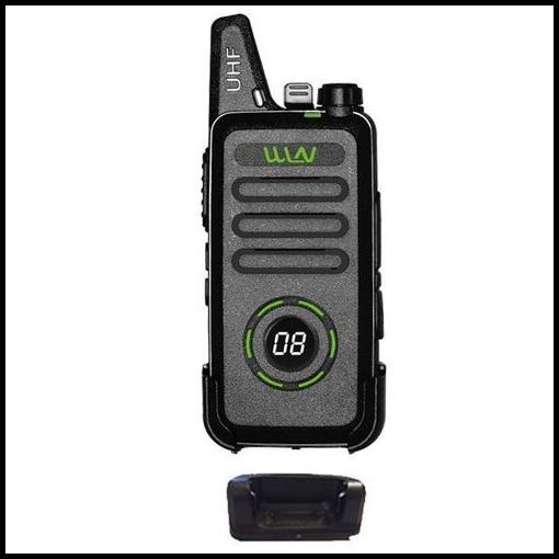 Wln Kd-C1 Plus Ht Uhf Hitam Garansi Layar Ch Handie Talkie Wlan Kdc1