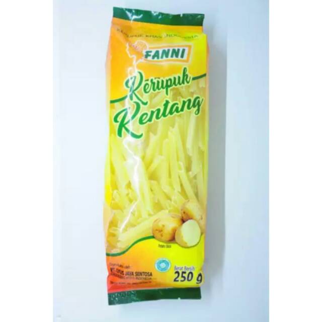 

Kerupuk kentang cap Fanni 250gr