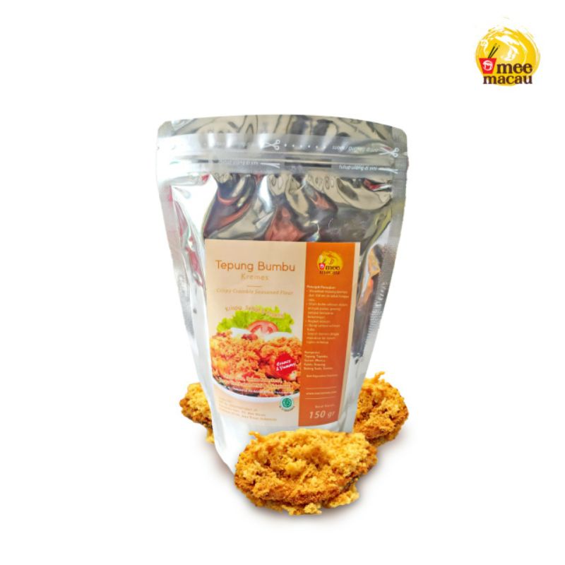 

Tepung Bumbu Kremes 150 gram | Crispy Cramble Seasoned Flour | Krispi | Ayam Goreng Kremes | Kresemesan Kriuk Krispi | Kremes
