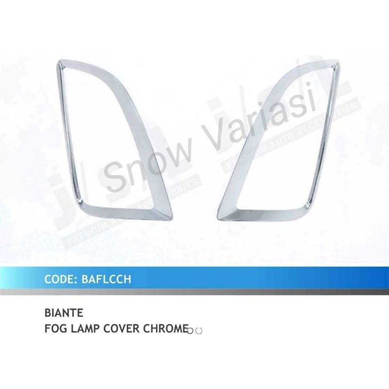 Cover Fog Lamp Mazda Biante Ring Lampu kabut Chrome Jsl