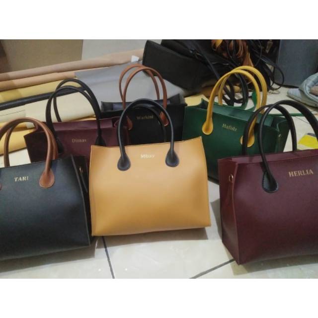 TAS SELEMPANG SELIN BAG GRATIS CETAK NAMA