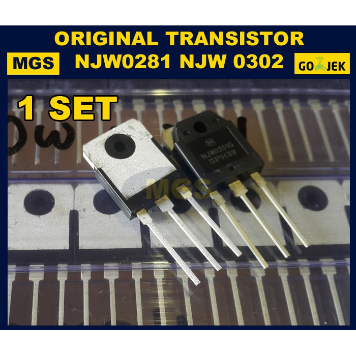 2Set Transistor NJW2081 NJW0302