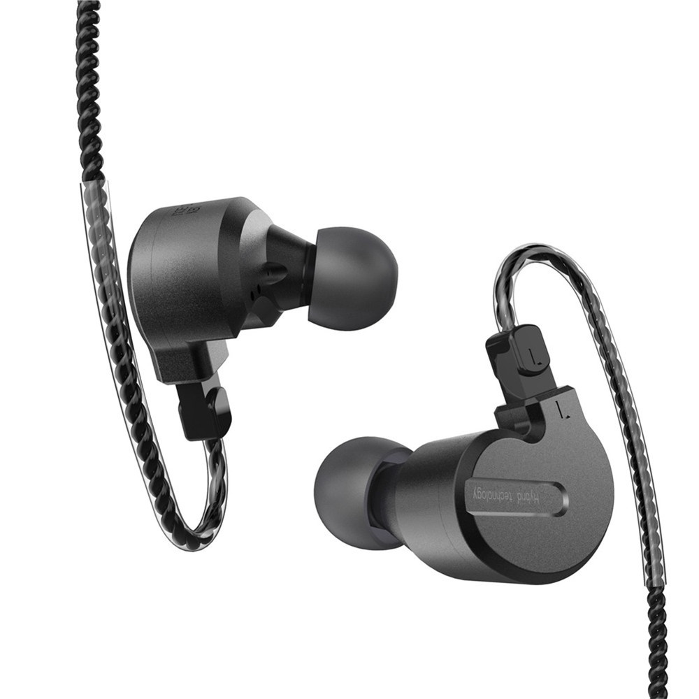 Bqeyz KB1 Earphone in Ear HiFi Stereo 1ddd 3BA Dengan Case Metal Bisa Dilepas fpr kc2 k1 k2 bq3 C3