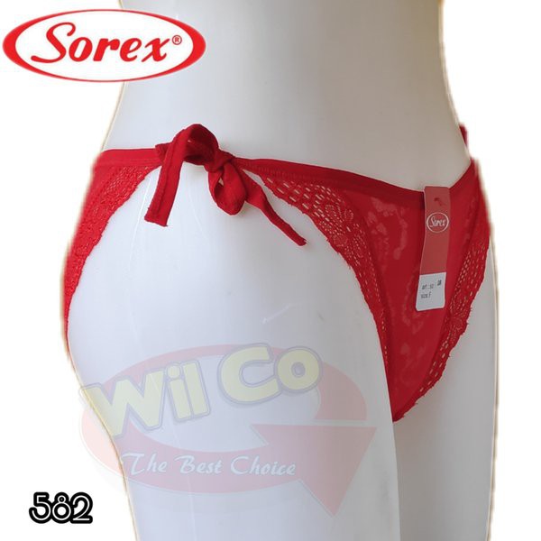 K582 - CD SOREX TRANSPARAN TALI SAMPING - CELANA DALAM WANITA SEGITIGA