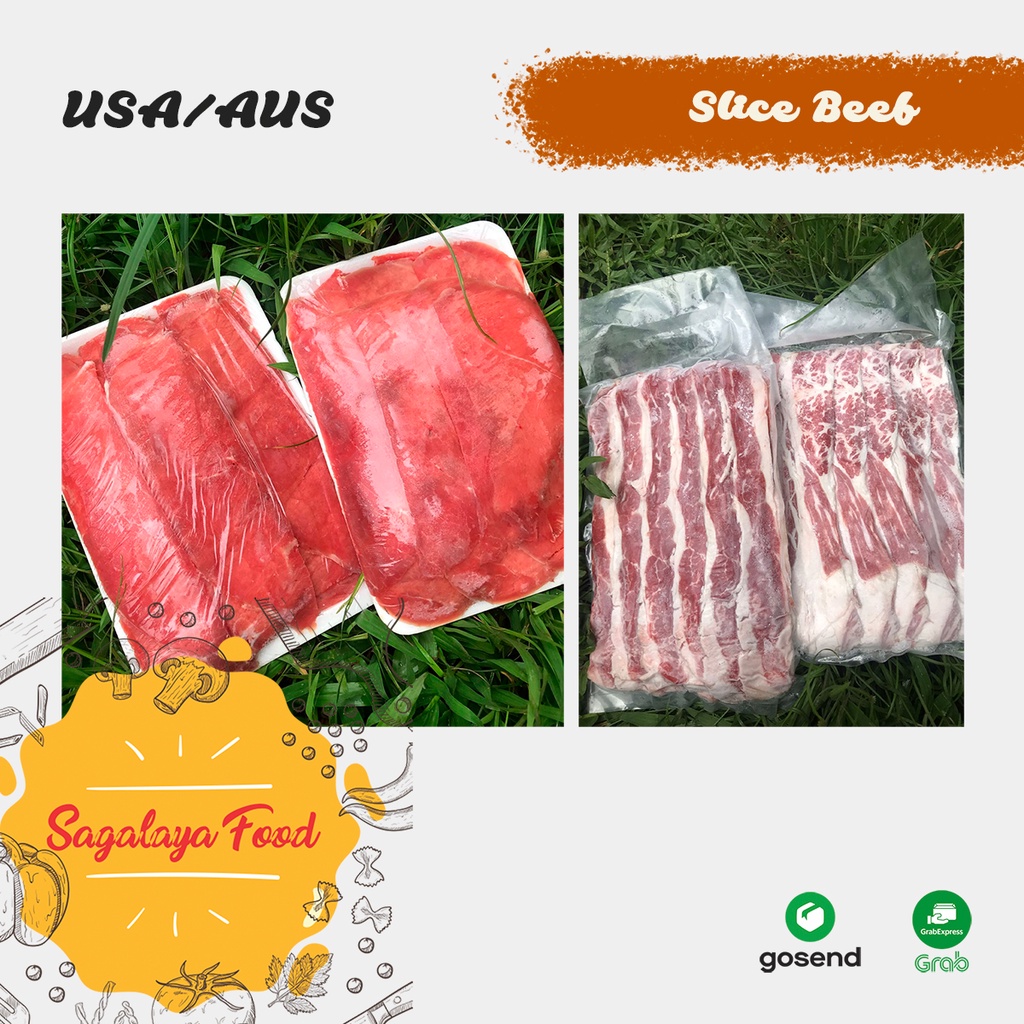 

Slice Beef - Daging Beku - US/AUS - Fat/Non_Fat Shortplate