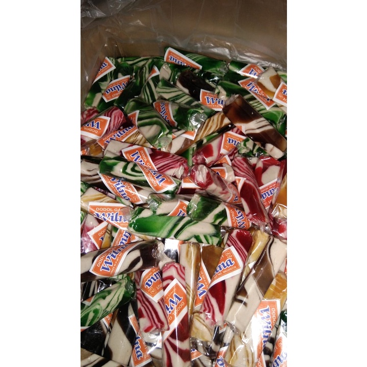 

GR DODOL GARUT KERTAS/DODOL ZEBRA/DODOL WARNA WARNI gram