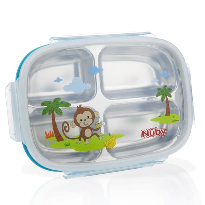 Nuby Insulated Stainless Steel Lunchbox Tahan Panas dan Dingin