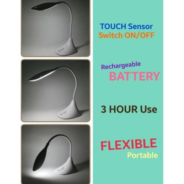 Lampu Meja Belajar Sentuh Surya Rechargeable Desk Light Led Surya Lamp Nadaoustore1