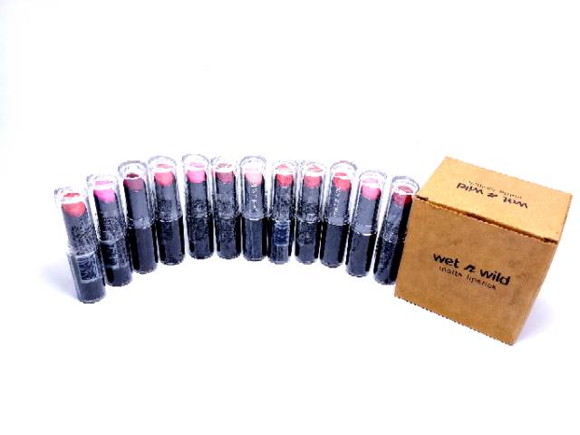 [12 pcs] LIPSTICK MATTE WET N WILD ORIGINAL